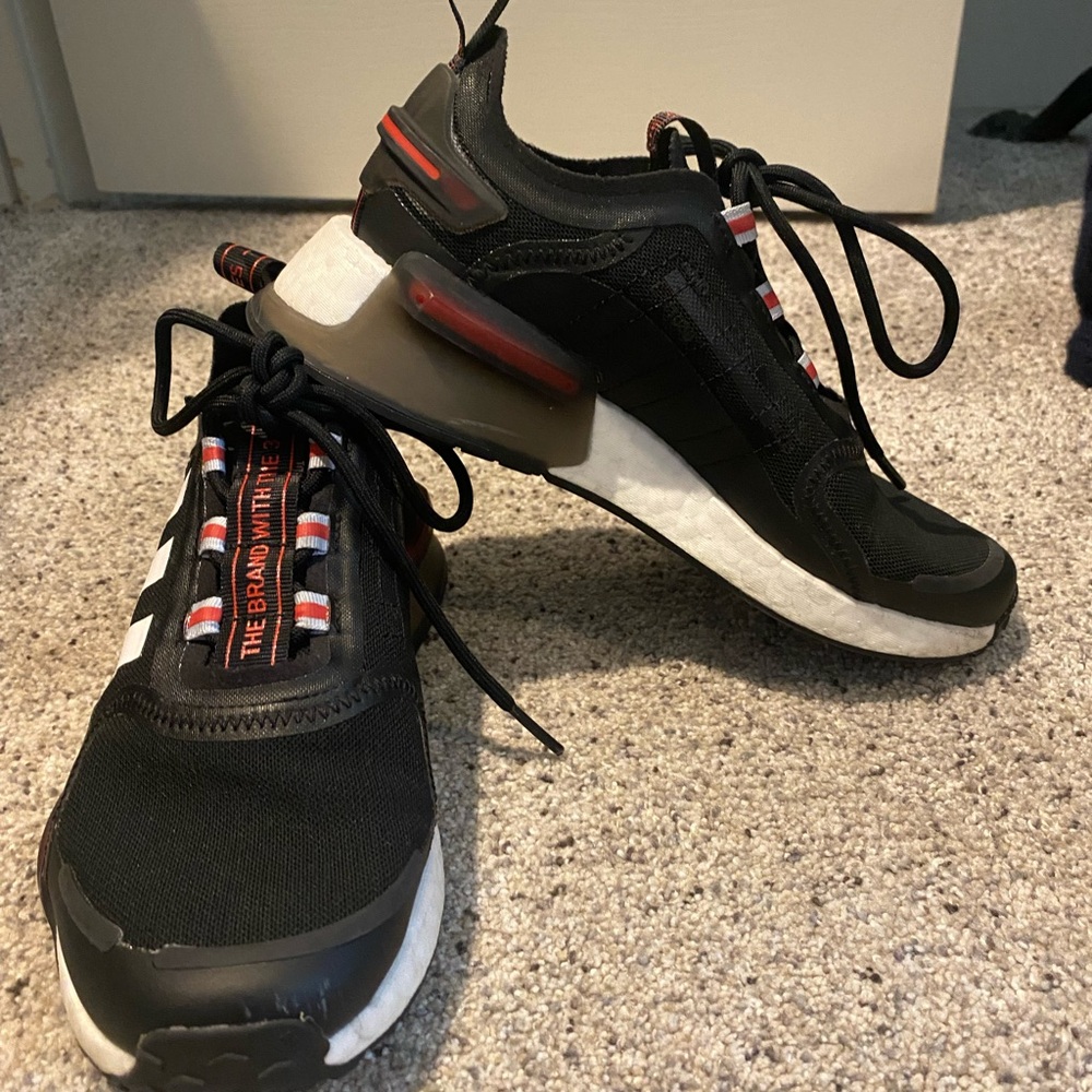 Adidas Black and White Men's Sneakers